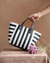 Stripey mini tote