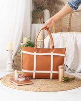 Cage tote handbag