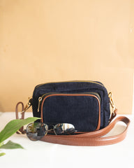 Corduroy crossbody