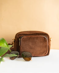Corduroy crossbody