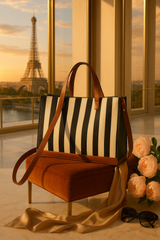 Monochrome handbag