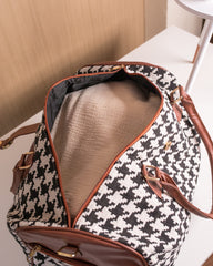 White Aztec duffle