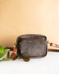 Corduroy crossbody