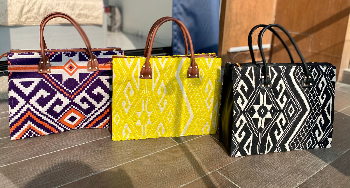 Drawing tote handbag